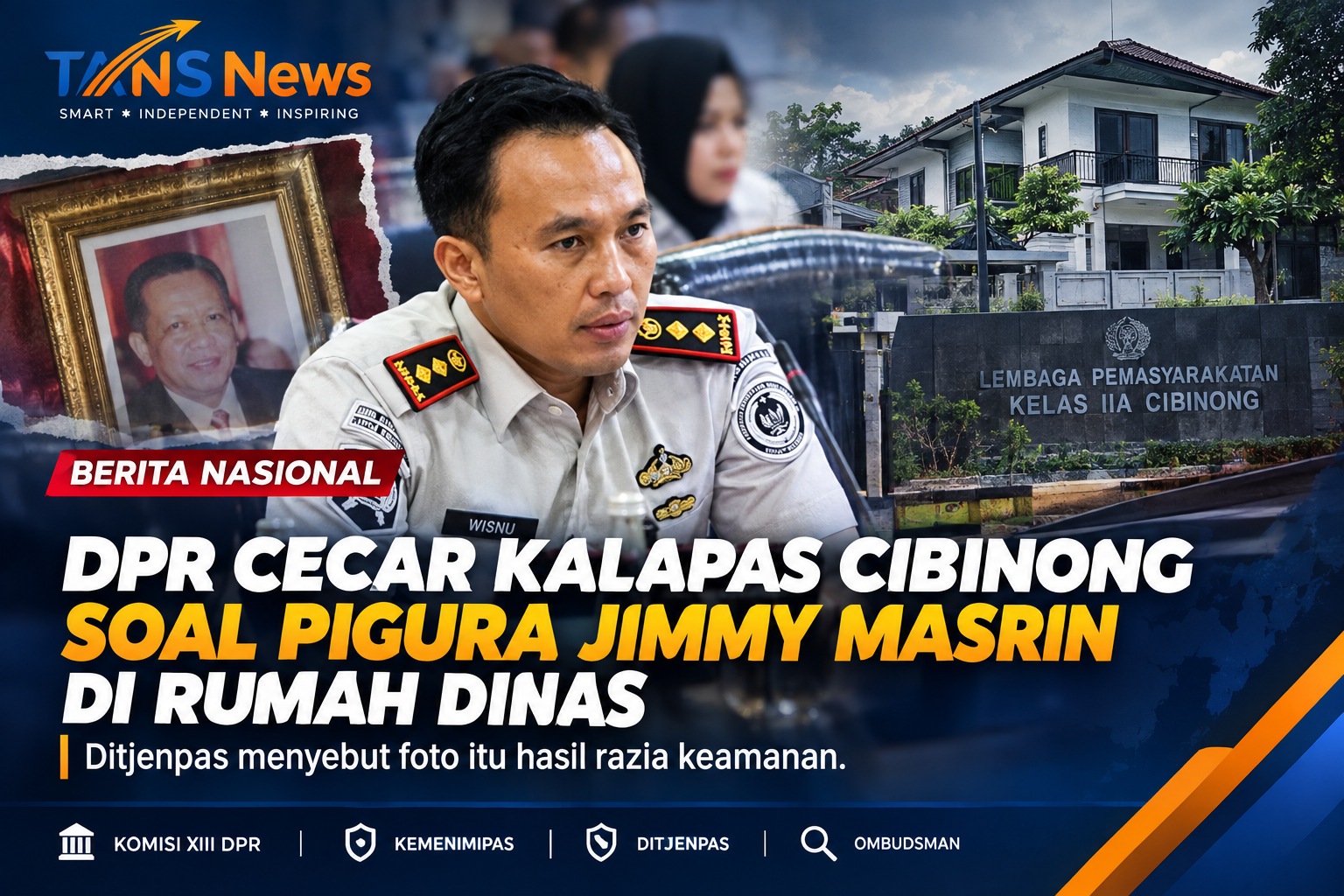 DPR Cecar Kalapas Cibinong soal Pigura Jimmy Masrin, Jawabannya Jadi Sorotan