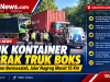 Truk Kontainer Tabrak Truk Boks di Turunan Nagreg, Jalur Bandung–Garut Macet hingga 15 Km Truk Kontainer Tabrak Truk Boks di Turunan Nagreg, Jalur Bandung–Garut Macet hingga 15 Km