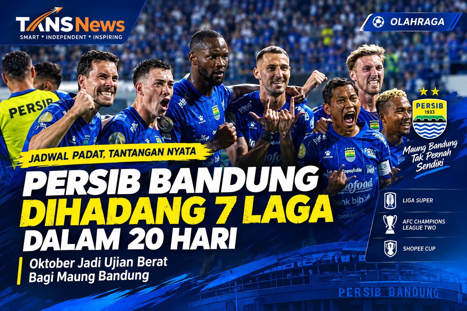 Jadwal Padat Menanti Persib, 7 Laga dalam 20 Hari Jadi Ujian Fisik