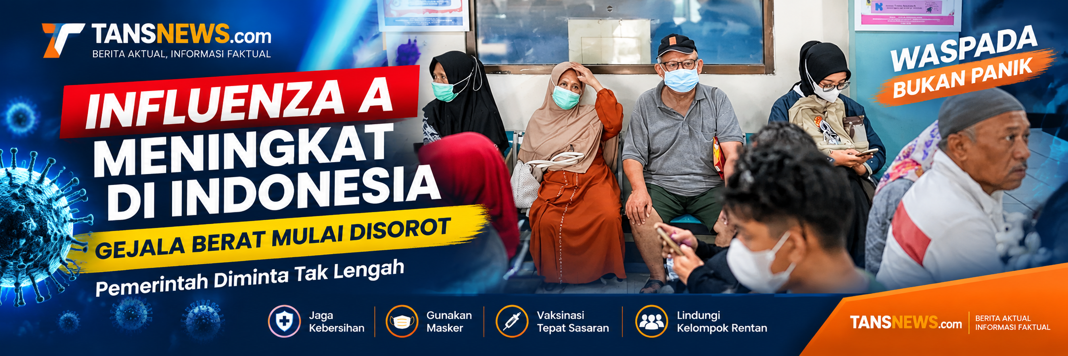 Influenza A Meningkat di Indonesia, Gejala Berat Mulai Disorot: Pemerintah Diminta Tak Lengah