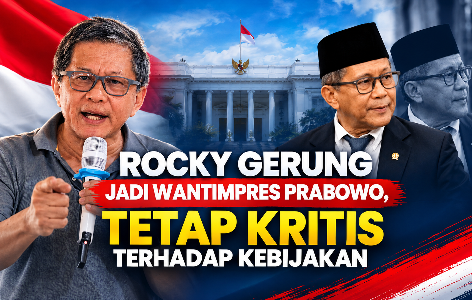 Rocky Gerung Jadi Wantimpres Prabowo, Tetap Tegaskan Sikap Kritis